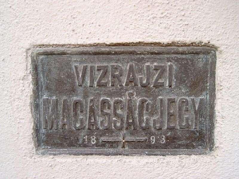 Vízrajzi magasságjegy, Óbudai Szent Péter és Pál plébánia templom