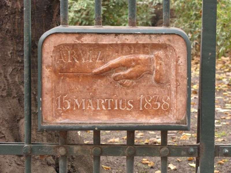 Árvíztábla a Magyar Nemzeti