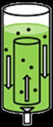 loop draft tube sparged