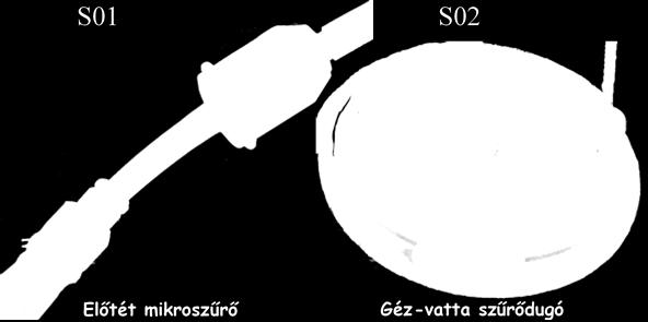 pontok: píros szín és I illetve O betű I01: bal oldali fúvóka; I02: jobb oldali fúvóka; O01: levegőkiáramlási pont tágulási tartállyal; O02: leeresztőcsonk előtétülepítővel; O03: pillanat mintavevő