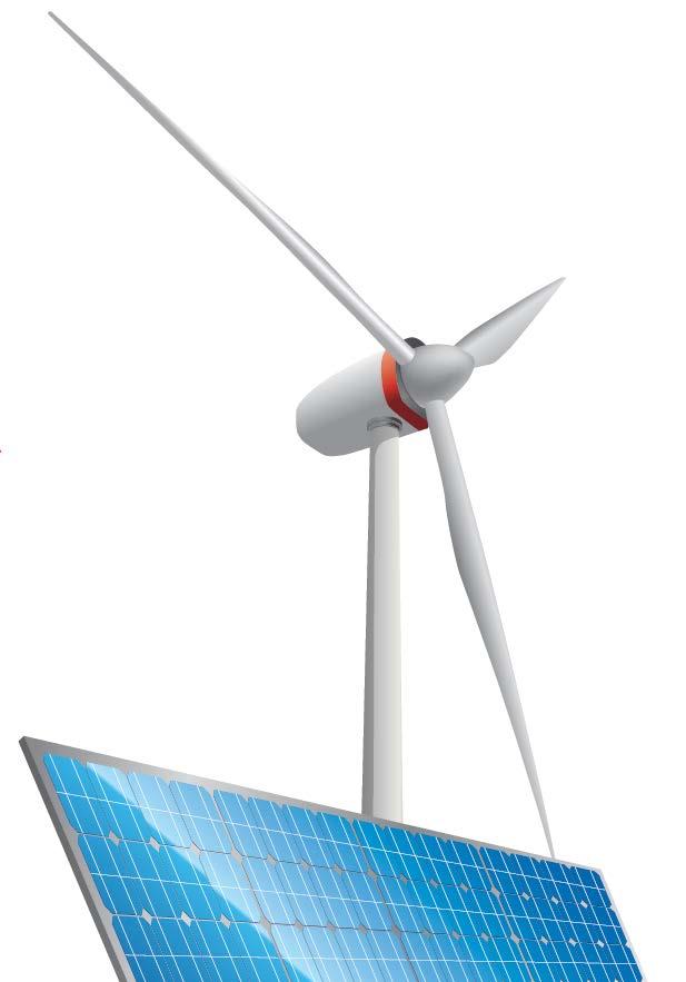A rendszert specifikusan arra tervezték, hogy olyan forrásokból is táplálható lehessen a bemenete, mint a szél- vagy napenergia, és ellátták a megújuló energiaforrások megfelelő mérőeszközeivel, a