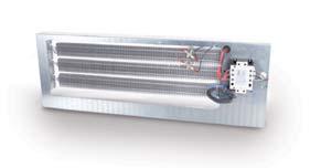 6 AERECO Hővisszanyerős szellőztető készülékek Elektromos előfűtő egység (KWIN) opció A GLOBAL LP típusok felszerelhetők előfűtő egységgel, amely alacsony külső hőmérséklet esetén előmelegíti a