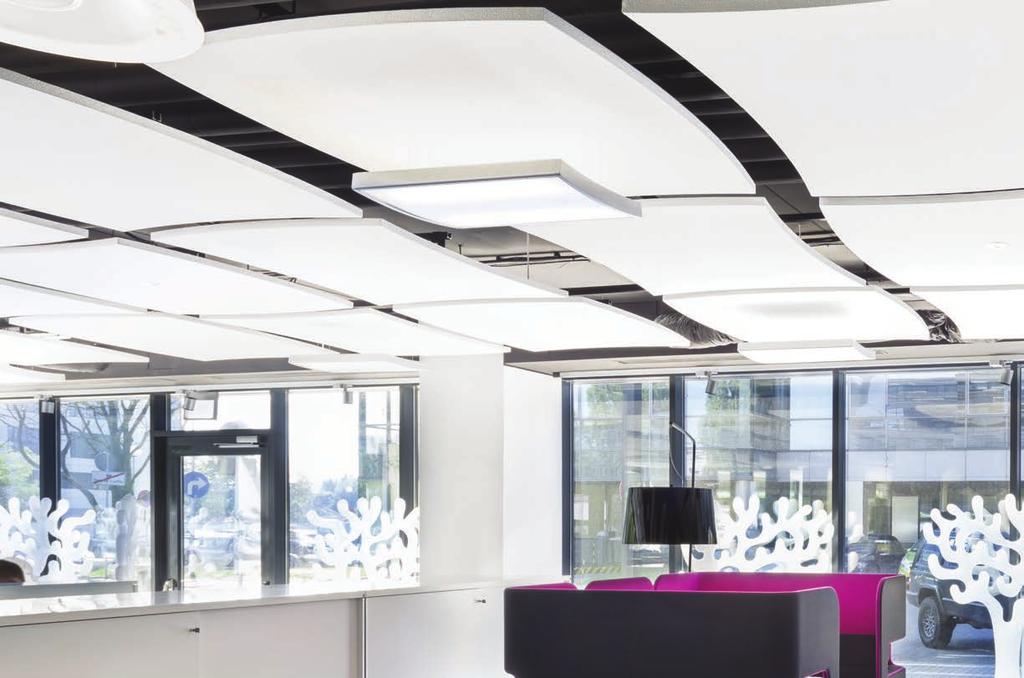 OPTIMA ÁLMENNYEZET TERMÉKVÁLASZTÉK OPTIMA CURVED CANOPY Különálló lapok OPTIMA CANOPY Különálló, vagy csoportosan felszerelhető lapok OPTIMA L CANOPY Különálló lapok ESETTANULMÁNY Projekt: MARTELA