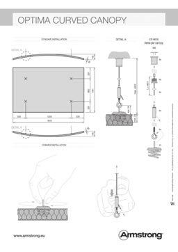 álmennyezet METAL Canopy FÉM álmennyezet OPTIMA Canopy