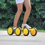 MAXI ROLLER (TIPRÓKA) Nagyon stabil dupla-roller fémtengellyel,