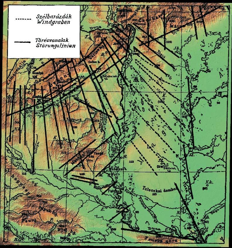 342 HORVÁTH Ferenc, DOMBRÁDI Endre: A magyar tektonikai gondolkodás fejlődése a Balaton és környéke kutatásának tükrében 7. ábra.
