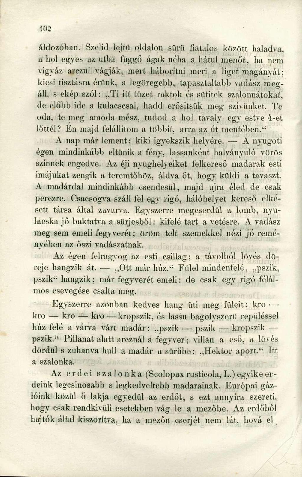 áldozóban.