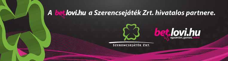 Fogadási ajánlat: 2019. 10. 21. Az alapjáték ára: 600 Ft A túlzásba vitt szerencsejáték ártalmas, szenvedélybetegség kialakulásához vezethet!