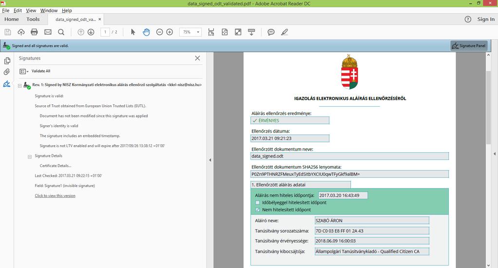 e-(nép)szavazás projekt A projekt eredményei alapján