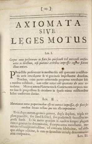 A mai Menü Newton 1., 2. és 3. törvénye Diszcip-LEAN-a Esetpélda Newton 1. törvénye (Tehetetlenség törvénye) AXIOMATA SIVE LEGES MOTUS Lex. I.