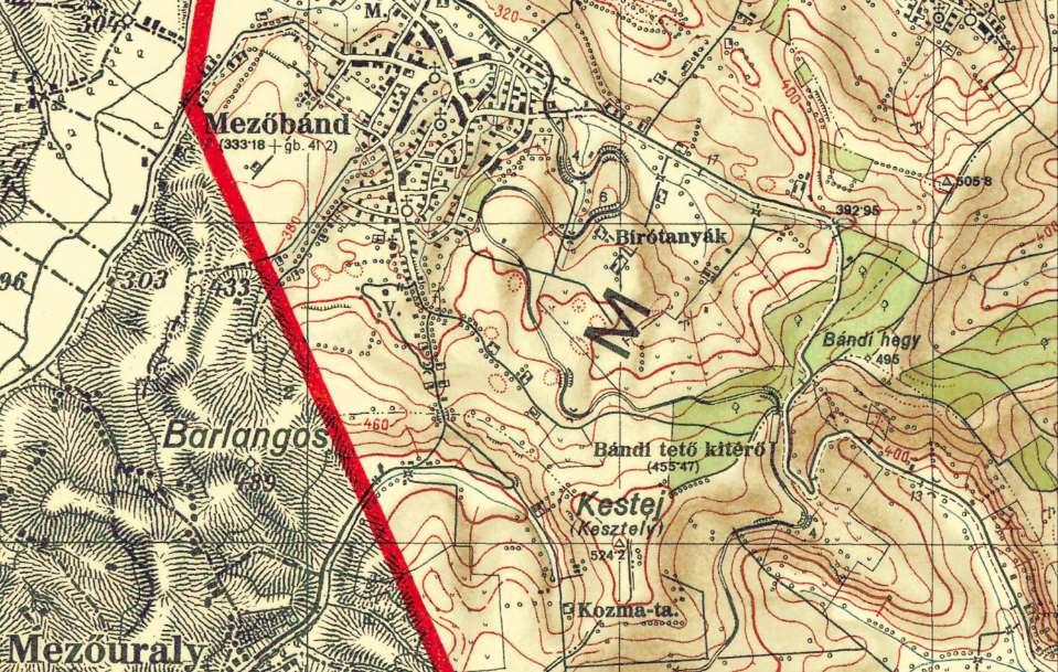 1:50 000 helyesbítés, revideálás 1940-1944 1:25 000 és 1:75 000 ma-ú újfelmért,