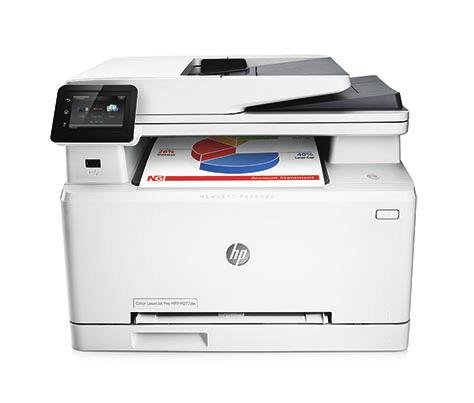 Adatlap HP Color LaserJet Pro MFP M277 sorozat Nagy teljesítmény. Kis méret. Óriási teljesítmény kis dobozba zárva.