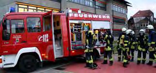 An 21 Übungsabenden traf man sich im Gerätehaus zur Fortund