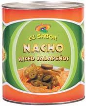 SABOR SZELETELT JALAPENO PAPRIKA 2900 g/db