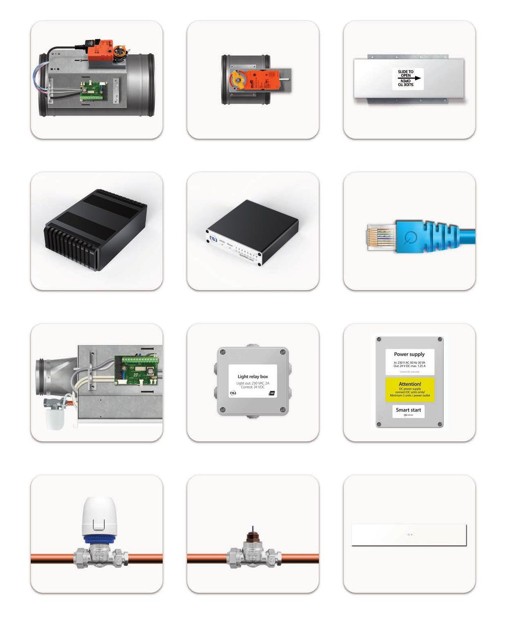 Rendszerelemek BASiQ DUO ZPM SUM PC Switch QuickNet ControlAir