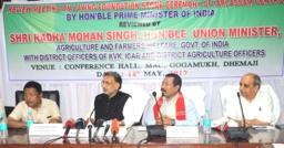 TIR YIMYIM, DIMAPUR FRIDAY MAY 19, 2017 INDIA OSANG 9 Dhemaji, May 18, 2017: Ato Kilonser, Narendra Modi-i Indian Agricultural Research Institute - Assam Centre atema lung azüngtsüba sülen