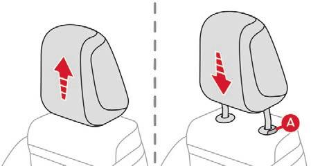 Ergonómia és kényelem A megfelelő vezetési helyzet Mielőtt elindulna, a műszerek és a vezérlőgombok ergonómiájának kihasználása érdekében az alábbi sorrendben állítsa be az alábbiakat: - a fejtámla