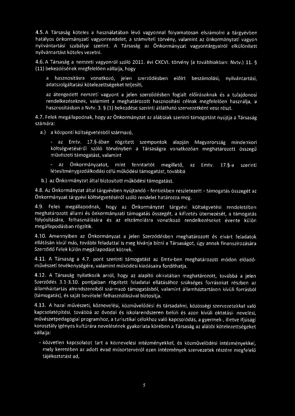 törvény (a továbbiakban: Nvtv.) 11.