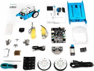 MBOT ALAPKÉSZLET (BLUETOOTH-OS) Az mbot STEM oktató robot egy olcsó, könnyen