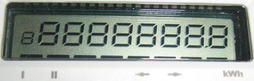 LCD kijelző Mérő típus Jelentése CX1000-3 CX1000-3 HMKE, Vezérelt, BASE Kijelző teszt. 6 egész és 1 tizedes felbontásban kwh mértékegységben mutatja az értéket.