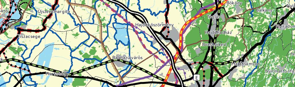 évben jóváhagyott felülvizsgálata részeként elkészült a magasabb szintű tervekkel (Országos területrendezési tervvel OTrT- és megyei