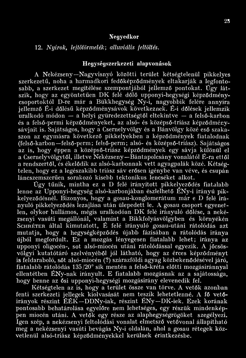 szempontjából jellemző pontokat.
