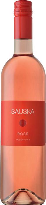 Íze szamócás, ropogós cseresznyével, piros ribizlivel. A fresh, gleaming rosé, based on a Merlot backbone, with the blend completed by Kékfrankos and the two Cabernets.