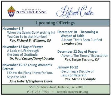 CALENDAR St. Angela Merici Right to Life Calendars Sunday, October 20 World Mission Collection 6:00 p.m. - 8:00 p.m. - Confirmation Class #4.Gym Monday, October 21 5:45 p.m. -7:00 p.m. PSR/CCD Class#7.