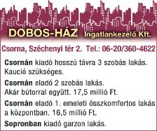 Szennyvíz a telken belül, gázcsonk az utcán. A 2343 m2-es nagy telken gazdálkodni is lehet, amihez nagy melléképület együttes is rendelkezésre áll.
