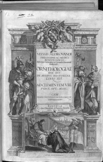 Ulisse Aldrovandi műveinek összkiadása a 17. századból az SZTE Klebelsberg Könyvtárban 167 4. kép. Aldrovandi VIII.