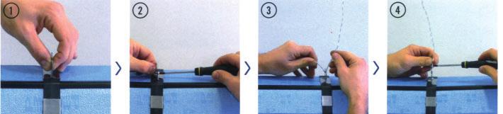 [5] Szükség esetén használjon gumikalapácsot. > A keret használata [1-2] Helyezze fel a keretet normál erôkifejtéssel.