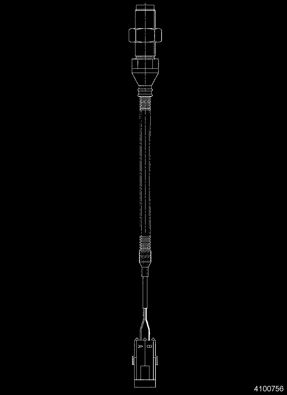 The frequency signal is derived from the alternation between tooth and spacewidth in the induction field of the sensor.