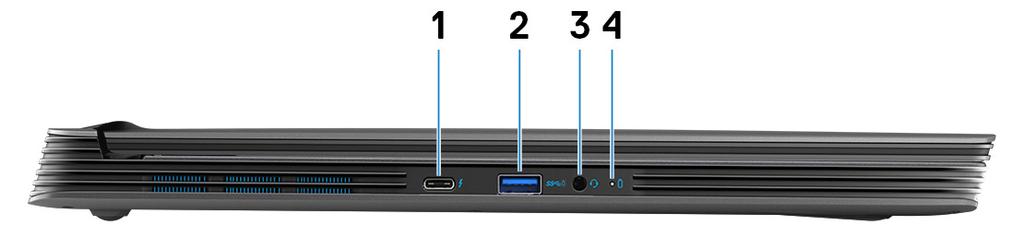 generációs USB 3.1-C típusú, DisplayPort 1.