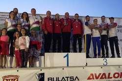 2019. szeptember 14. (szombat) Bulgária, Erden Csapat célbaugrás I. hely HUNGARY SZOLNOK 2019.