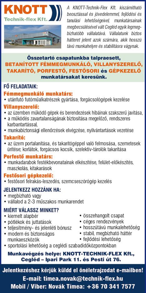 Az emailbe írd bele: neved, korod, telefonszámod, ráérésed, melyik településen keresel munkát.