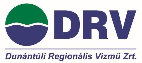 1 VÁLLALKOZÁSI KERETSZERZŐDÉS KERETÉBEN - A DUNÁNTÚLI REGIONÁLIS VÍZMŰ ZRT.