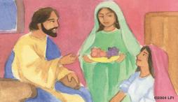 The Lord said to her in reply, "Martha, Martha, you are anxious and worried about many things. There is need of only one thing. Mary has chosen the better part and it will not be taken from her.