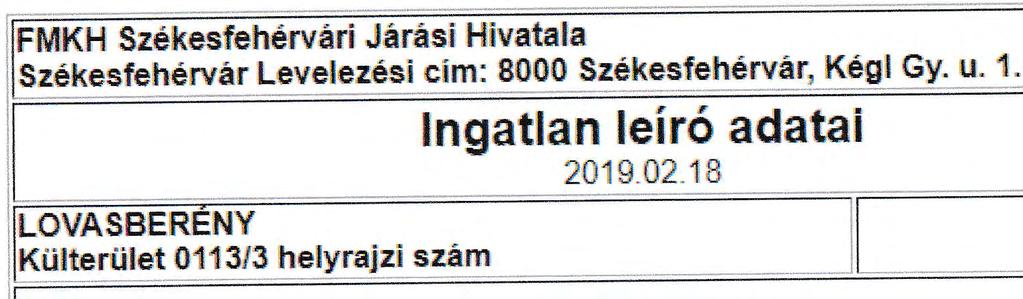 02.118 Sze, or: 6.1 Térképszelvény: 1. rész 1. l\ z i ng.