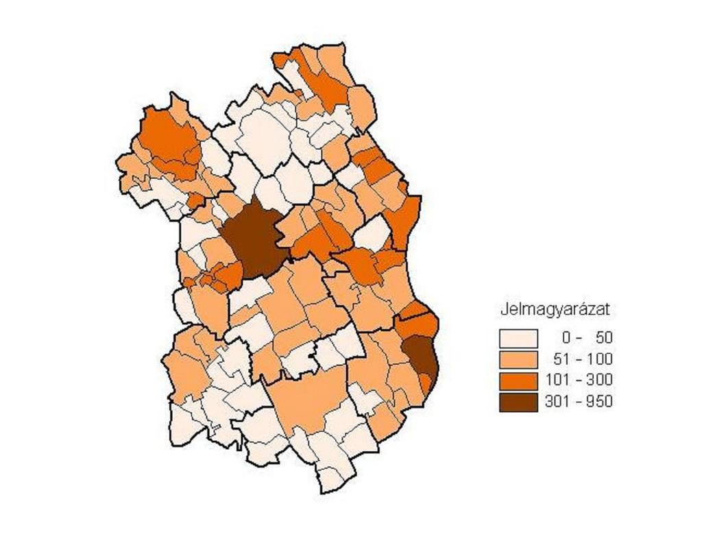 A lakónépesség nem és korcsoport szerint Fejér megyében 2008. január 1.