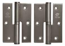 cilinderes és W) illetve 4) kétlöketű retesszel szerelt zár (kulcsos és cilinderes). Előlap: rozsdamentes acél.