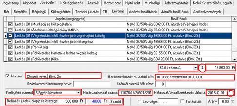 A kötelező adatokat az alábbi képernyőképen piros színnel jelöltük: A további mezők pedig a teljes körű adatfeltöltés lehetőségét biztosítják.