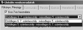 Számlarend felrögzítése, és a tételek kikontírozása A könyvelés módját, a Karbantartás / Globális rendszeradatok menüponton belül tudják meghatározni.