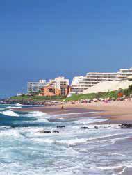 With its mild winter climate and its location right next to beautiful beaches, Durban is a surfers paradise.