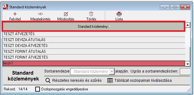 A Részletes keresés és szűrés feliratra kattintva megjelenő kereső ablakban tud a közlemények között előforduló