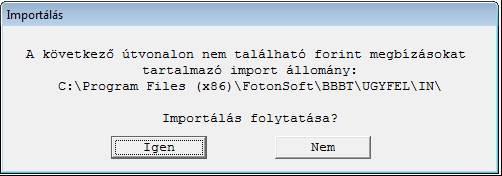 bejelölésével a kiválasztott számlát alapértelmezettnek beállítani.