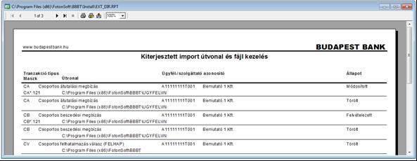 Törlő mezőkbe betöltésre kerül a törlő azonosítója és a törlés időpontja.