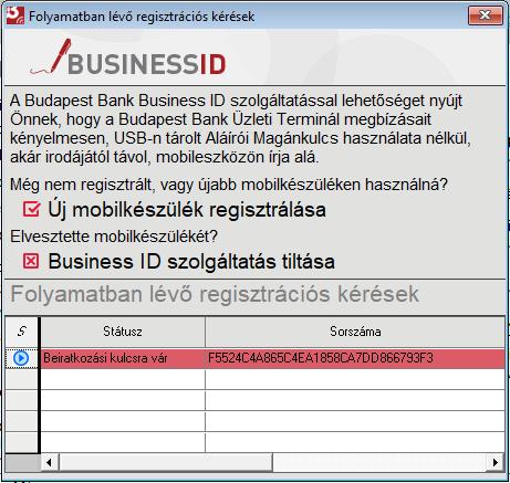 A regisztráció véglegesítéséhez kattintson a Kommunikáció gombra!