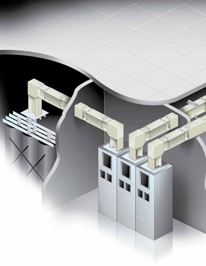 BLINDOCOMPATTO SÍNCSATORNA RENDSZER ELEMEI 9 Elemento con barriera tagliafuoco Section with firebarrier Conduttore speciale testa tronca 4 Special terminal element