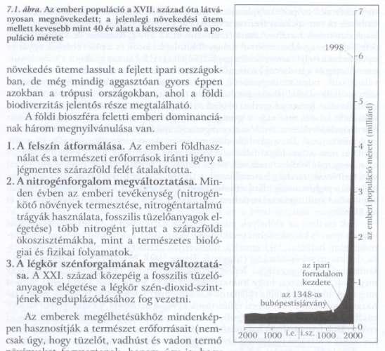 A biodiverzitás csökkenésének fő okai: -élőhelypusztítás -élőhely-fragmentáció -élőhelyleromlás (környezetszennyezés) -fajok túlzott hasznosítása -idegen fajok -fertőző betegségek Élőhelyek: Emberi