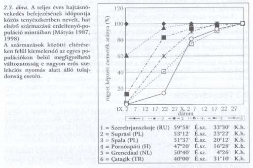 populációk közötti (pl.